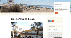 Desktop Screenshot of hotelparaisoplaya.com